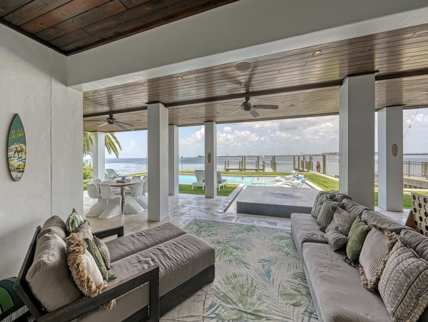 Bayfront Luxury Vacation Rental in Holmes Beach with Private Dock, Pool & Spa